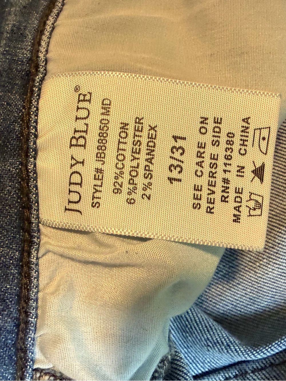 Judy Blue Light Wash Braided Side Seam Jeans - Picture 5 of 10